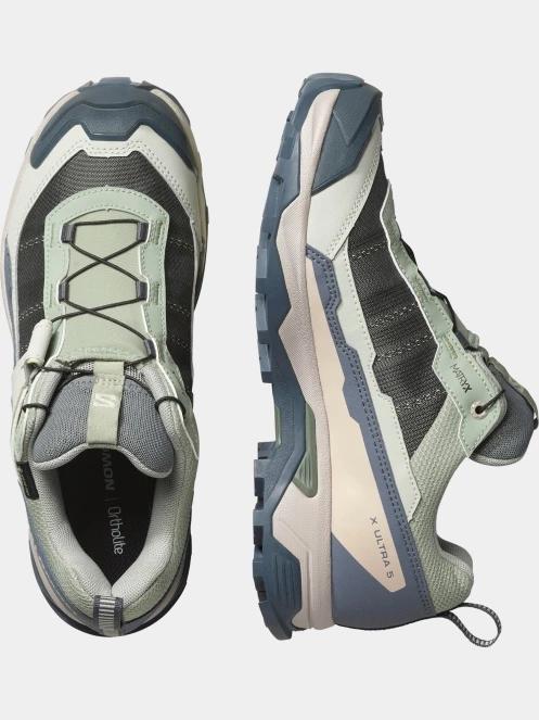 Salomon X Ultra 5 GTX W női túracipő zöld színben 5