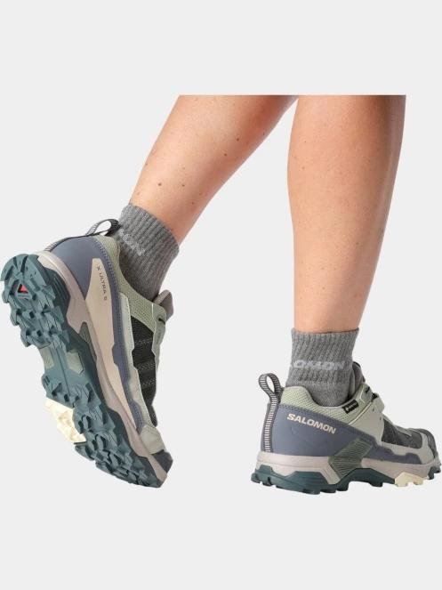 Salomon X Ultra 5 GTX W női túracipő zöld színben 9