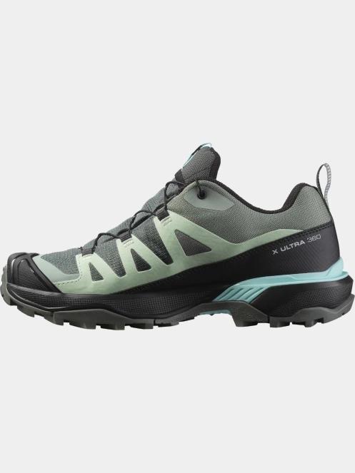 Salomon X Ultra 360 GTX W női túracipő zöld színben 4