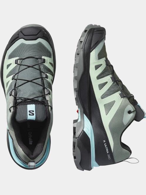 Salomon X Ultra 360 GTX W női túracipő zöld színben 5