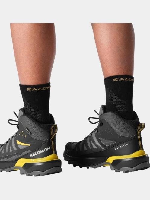 Salomon X Ultra 360 Mid GTX férfi túrabakancs szürke színben 9