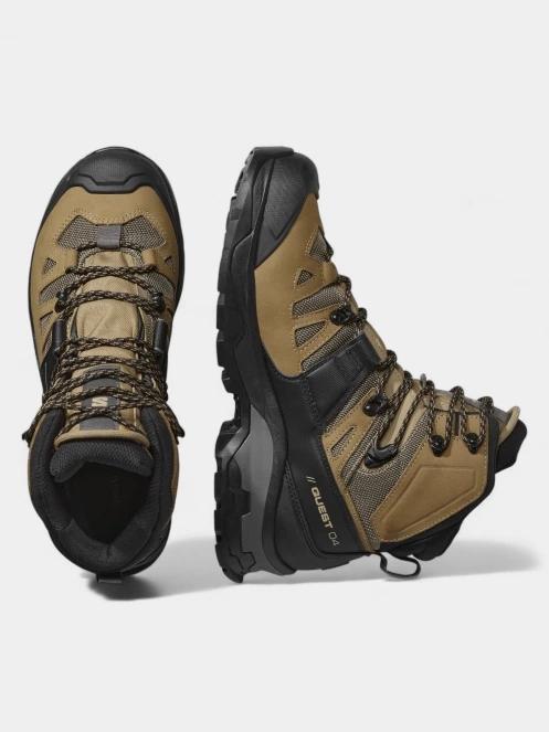 Salomon Quest 4 Gore-Tex férfi túrabakancs barna színben 6