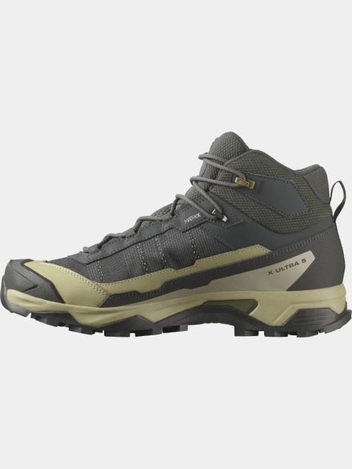 Salomon X Ultra 5 Mid GTX férfi túrabakancs zöld színben 4
