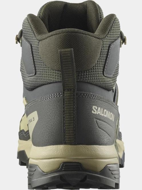 Salomon X Ultra 5 Mid GTX férfi túrabakancs zöld színben 6