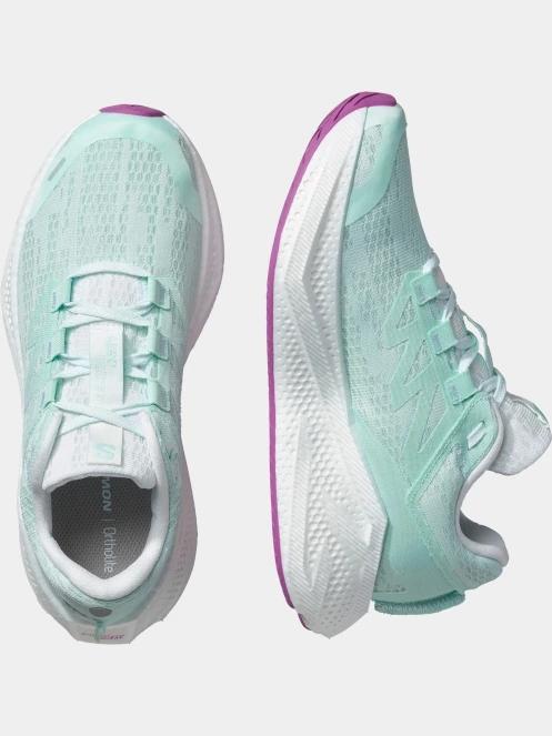 Salomon Aero Glide 3 W női aszfalt futócipő világoszöld színben 5