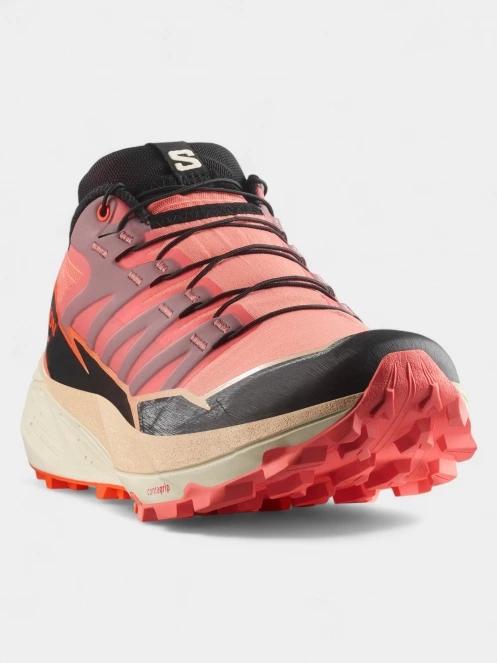 Salomon Thundercross női terepfutó cipő piros színben 2