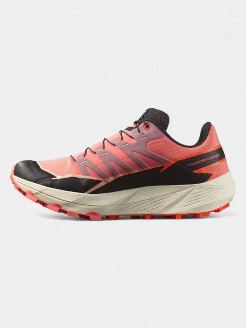 Salomon Thundercross női terepfutó cipő piros színben 4