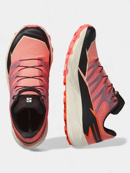 Salomon Thundercross női terepfutó cipő piros színben 6