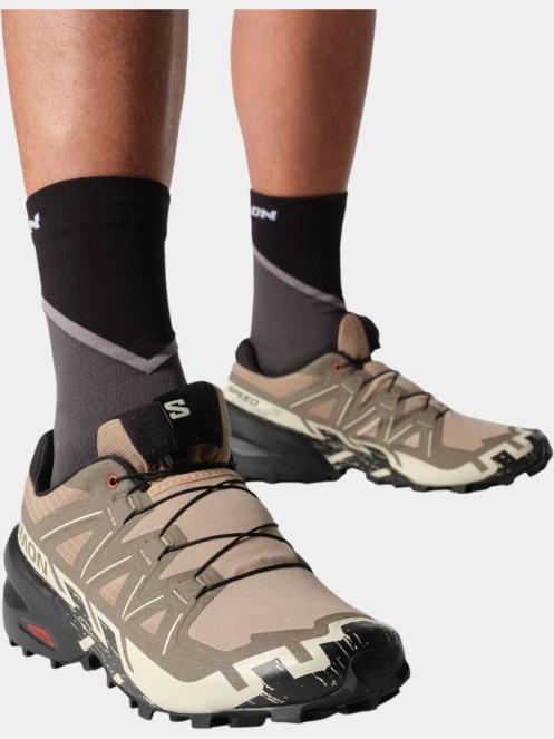 Salomon Speedcross 6 férfi terepfutó cipő barna színben 8