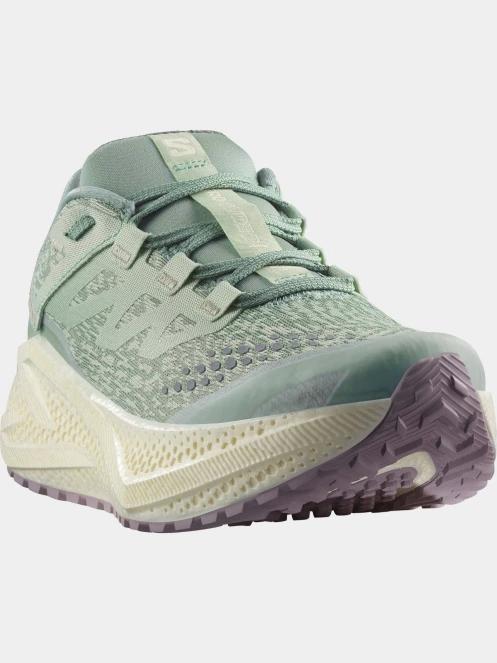 Salomon Aero Glide 3 Grvl W női aszfalt futócipő zöld színben 2