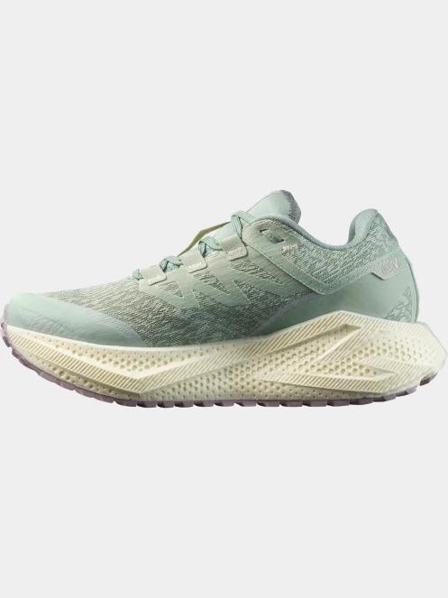 Salomon Aero Glide 3 Grvl W női aszfalt futócipő zöld színben 4