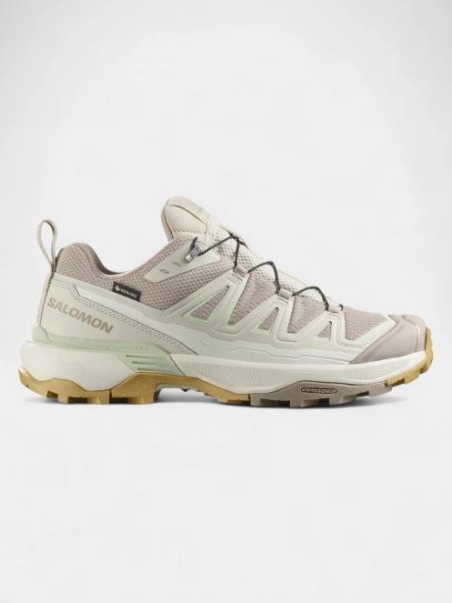 Salomon X Ultra 360 Edge Gore-Tex női túracipő homok színben 3