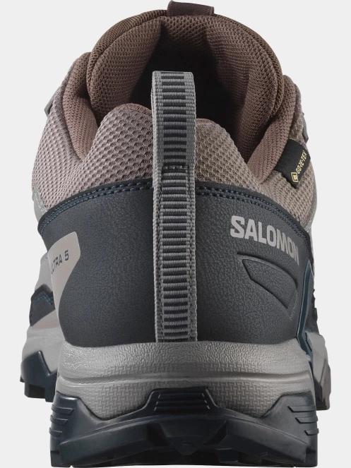 Salomon X Ultra 5 GTX férfi túracipő barna színben 6