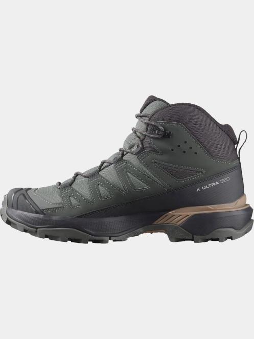 Salomon X Ultra 360 Mid GTX W női túrabakancs oliva színben 4