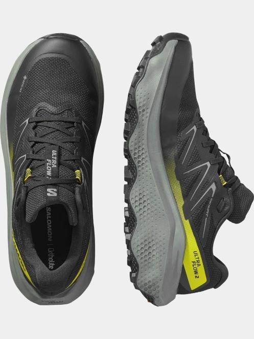 Salomon Ultra Flow 2 GTX férfi terepfutó cipő fekete színben 5