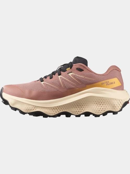 Salomon Ultra Flow 2 GTX W női terepfutó cipő bordó színben 4