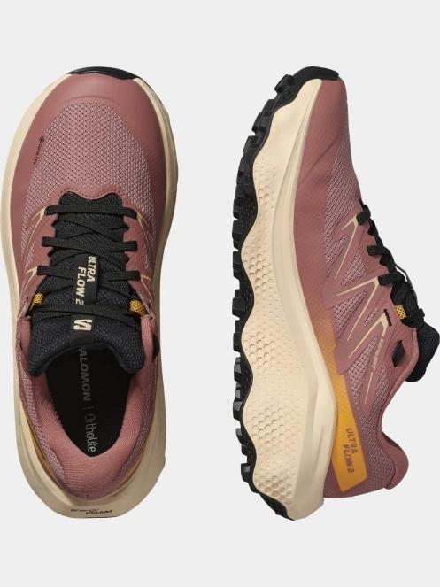 Salomon Ultra Flow 2 GTX W női terepfutó cipő bordó színben 5