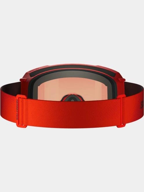 Salomon S/View 3 Ml síszemüveg piros színben 4