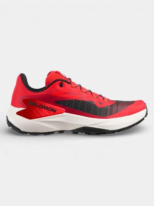 Salomon Genesis Fiery férfi terepfutó cipő piros színben 3