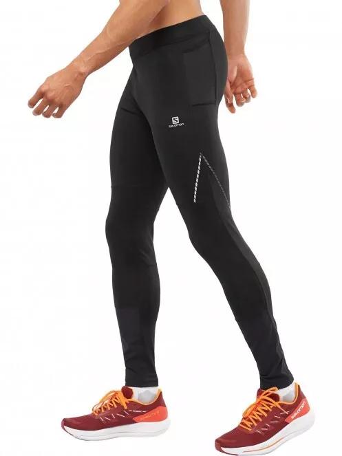 Salomon Cross Run Tight M férfi sportnadrág fekete színben 2