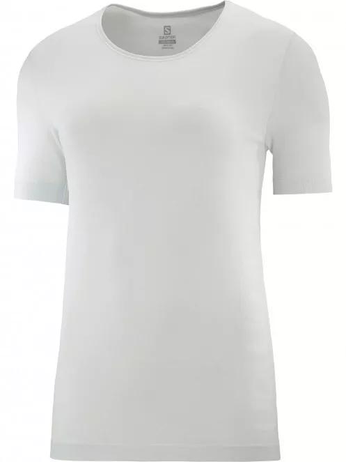 Salomon Essential Seamless Ss T W női rövid ujjú sport póló fehér színben 4