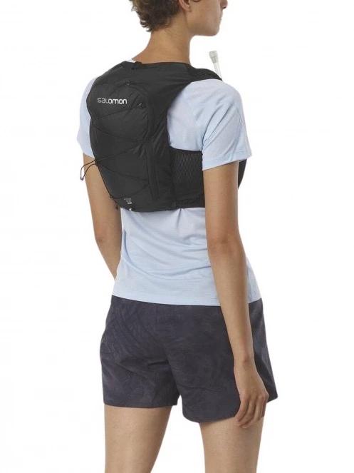 Salomon Active Skin 8 Women Set női futómellény fekete színben 7