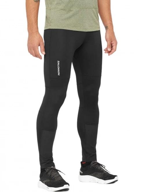 Salomon Cross Run Tight M férfi sportnadrág fekete színben 2
