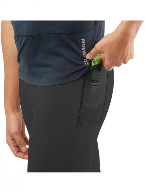 Salomon Cross Run Tight M férfi sportnadrág fekete színben 5