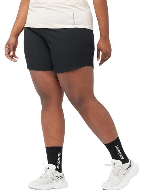 Salomon Cross 5'' Short W női sport rövidnadrág fekete színben 2