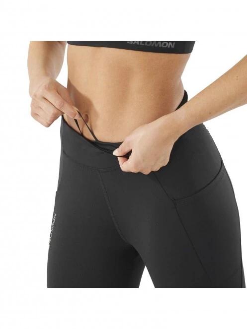 Salomon Cross Run 28'' Tight W női sportnadrág fekete színben 4