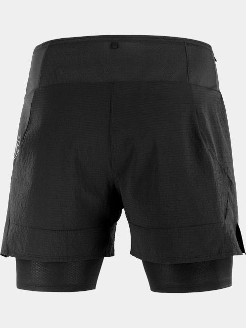 Salomon Sense 2In1 Shorts M férfi sport rövidnadrág fekete színben 5