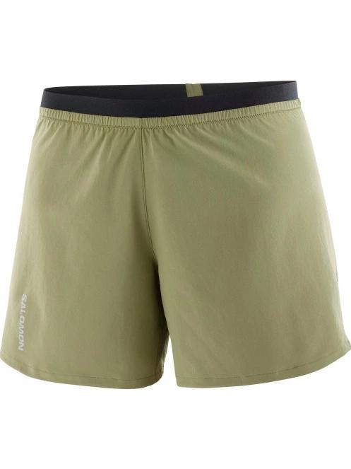 Salomon Cross 5'' Short W női sport rövidnadrág zöld színben 6