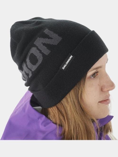 Salomon Hermitage Beanie sapka fekete színben 4
