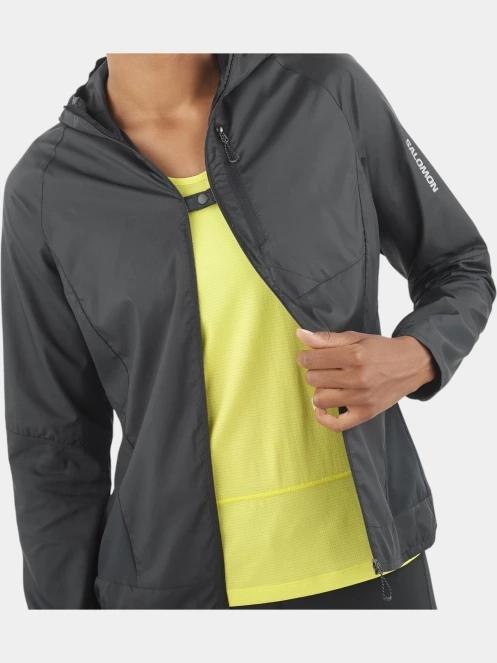 Salomon CroSS Wind Jkt W női futódzseki fekete színben 6