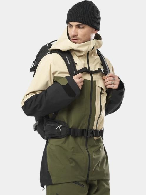 Salomon Qst 25 síhátizsák fekete színben 6