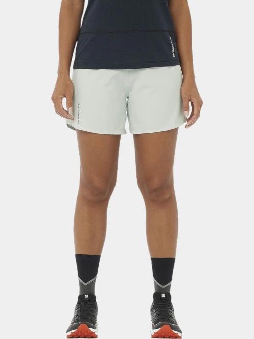 Salomon Cross 5'' Shorts W női sport rövidnadrág világoskék színben 2