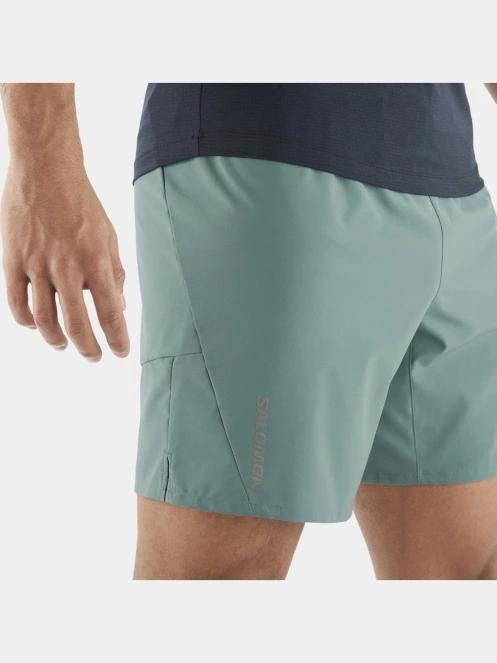 Salomon Cross 7'' Shorts No Lin M férfi sport rövidnadrág kék színben 4