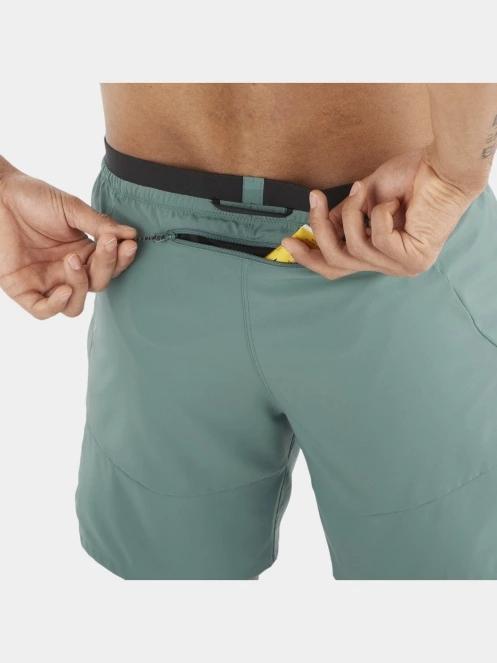 Salomon Cross 7'' Shorts No Lin M férfi sport rövidnadrág kék színben 5
