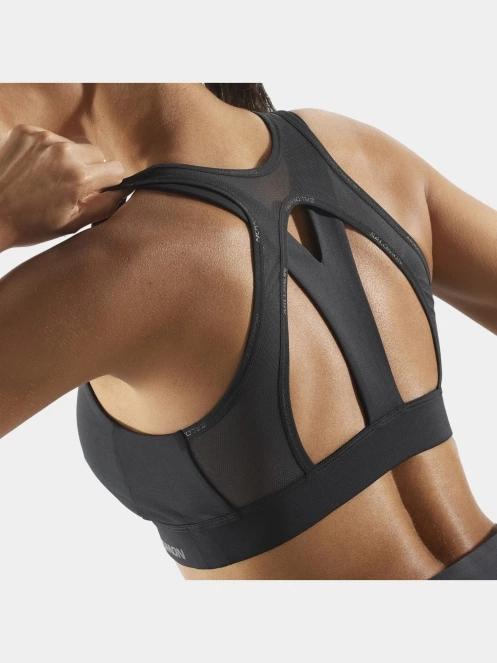 Salomon Cross Run Bra W női sportmelltartó fekete színben 4