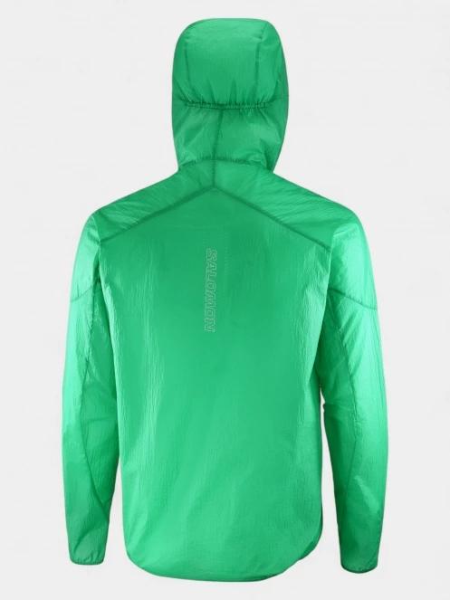 Salomon Sense Aero Wind férfi futódzseki zöld színben 10