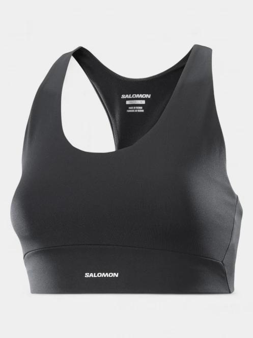 Salomon Shakeout Core női sportmelltartó fekete színben 4