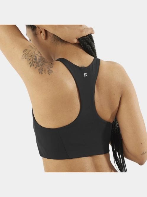 Salomon Shkout Core Bra W női sportmelltartó fekete színben 4