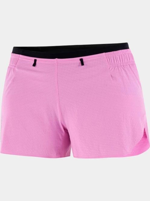 Salomon Sense Aero 3'' Shorts W női sport rövidnadrág magenta színben 4