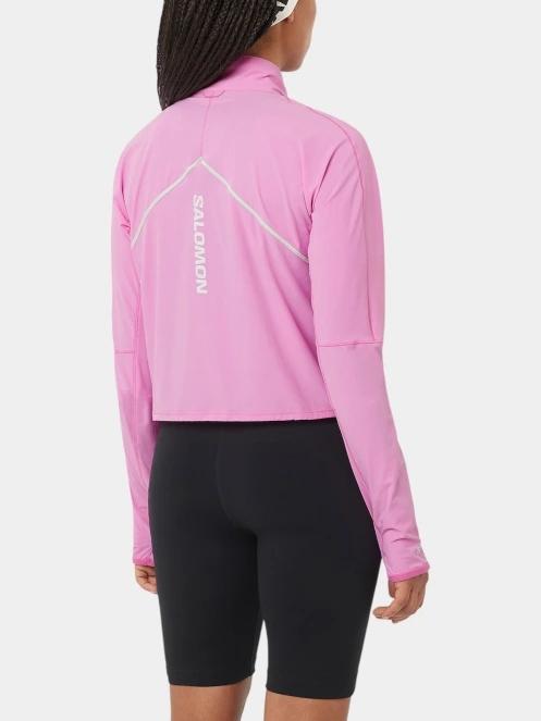 Salomon Sense Aero Hybd Cp Plvr W női pulóver magenta színben 3