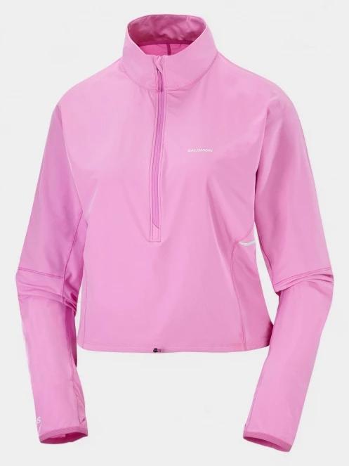 Salomon Sense Aero Hybd Cp Plvr W női pulóver magenta színben 6