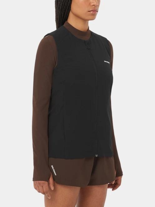 Salomon Mntain Flex Hyb Vst W női futómellény fekete színben 2