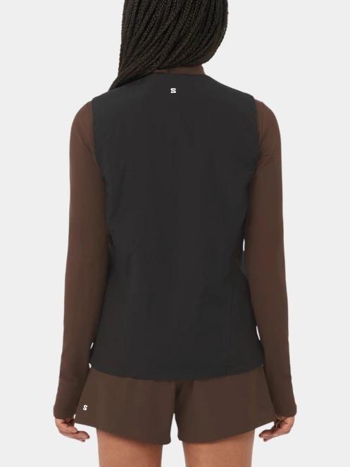 Salomon Mntain Flex Hyb Vst W női futómellény fekete színben 3