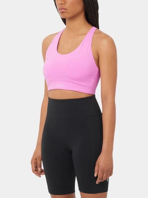 Salomon Shkout Core Bra W női sportmelltartó rózsaszín színben 2