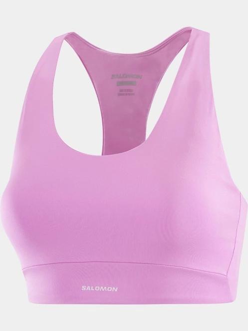 Salomon Shkout Core Bra W női sportmelltartó rózsaszín színben 4