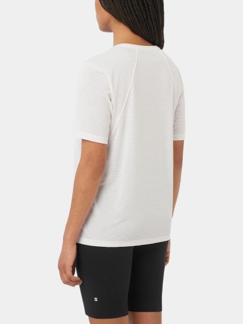 Salomon Shkout Core Ss Tee W női rövid ujjú sport póló fehér színben 3